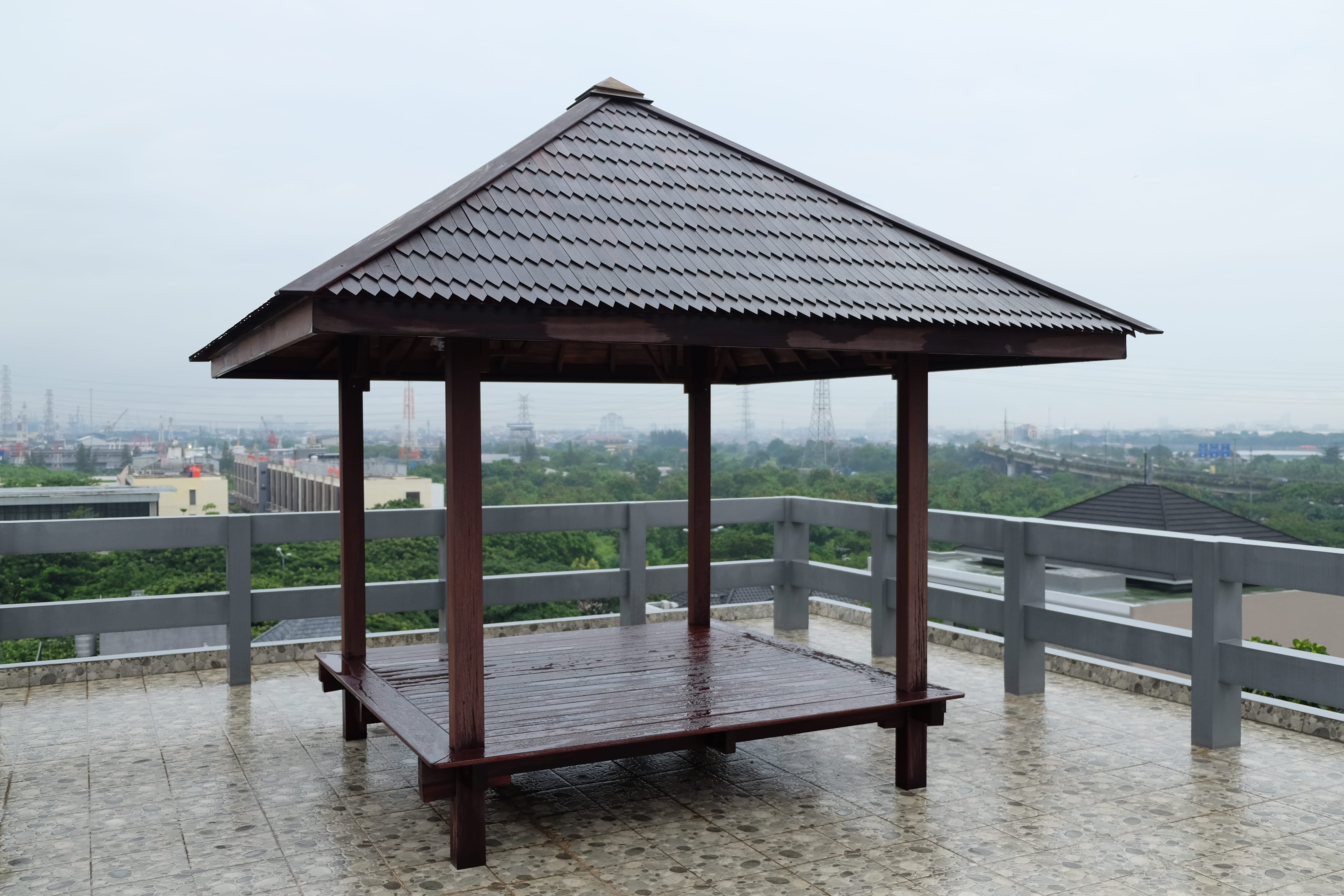 Gazebo panoramic view